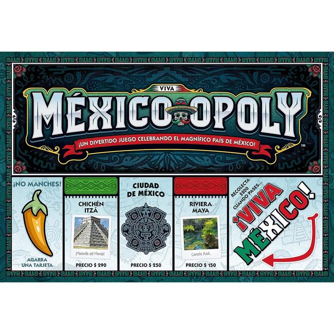 Mexico-Opoly Spanish Board Game