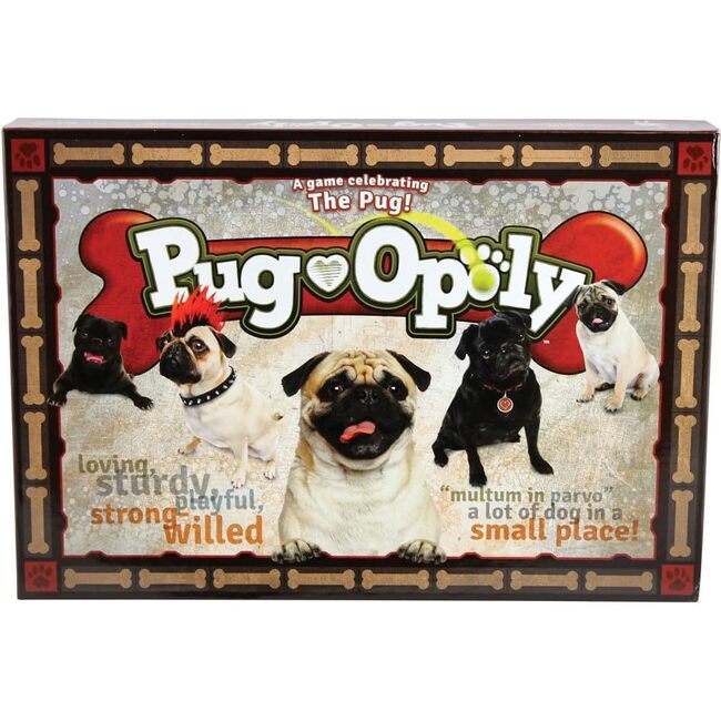 Pug-Opoly Strategy Board Game
