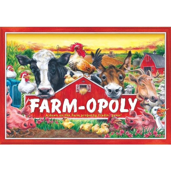 Late for the Sky Farm-Opoly Board Game