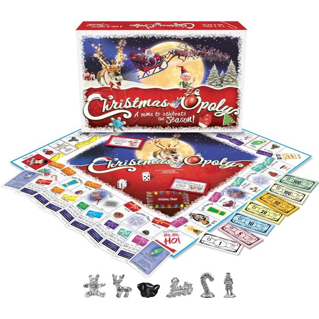 Late for the Sky Christmas-Opoly Board Game - Board Games - 2