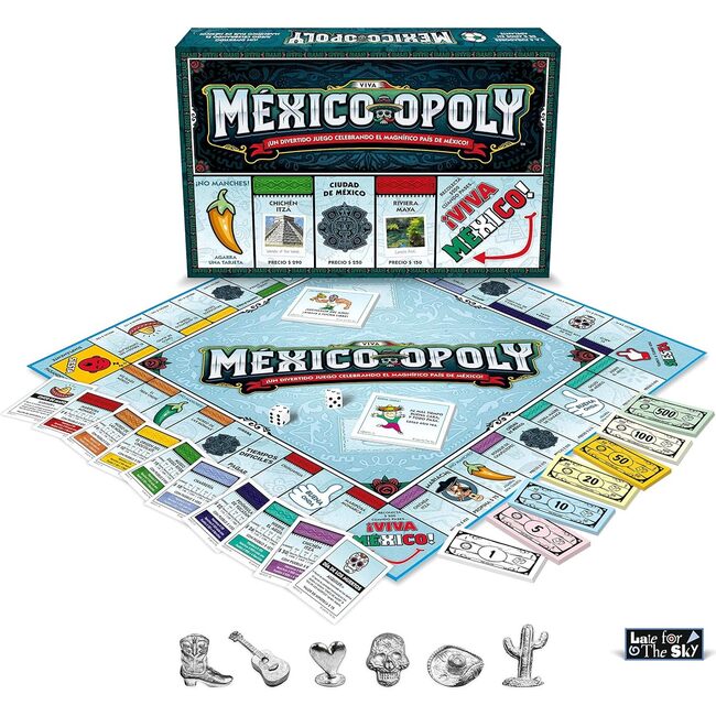 Mexico-Opoly Spanish Board Game - Board Games - 2