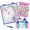 LatchKits - The Classic Latch Hook Craft Kit - Create Your Own Unicorn Mini Rug - Activities - 4