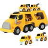 Trimate Toy Truck 7 Pack (Dump Truck, A Mixed Truck, Two Cranes Trucks, A Drill Excavator Truck and An Excavator Truck) - Transportation - 1 - thumbnail