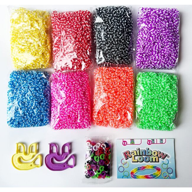 Rainbow Loom Friendship Making Bracelets - Dots Rubber Band Treasure Box Edition - Activities - 4