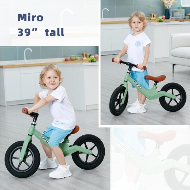 Trimate Toddler Balance Bike, Green - Bikes - 2