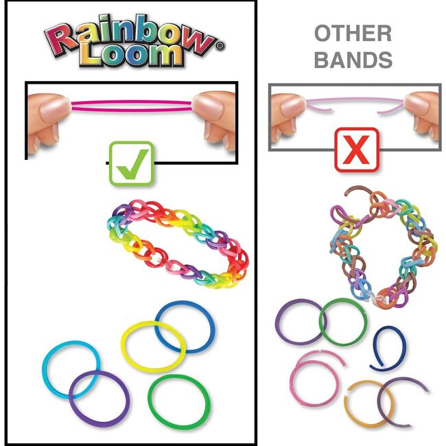 Rainbow Loom Friendship Making Bracelets - Dots Rubber Band Treasure Box Edition - Activities - 5