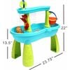 Trimate Toddler Sensory Sand and Water 2 Tier Table - Outdoor Games - 4