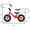 Trimate Toddler Balance Bike, Red - Bikes - 4