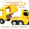 Trimate Toy Truck 7 Pack (Dump Truck, A Mixed Truck, Two Cranes Trucks, A Drill Excavator Truck and An Excavator Truck) - Transportation - 5