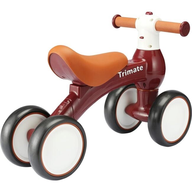 Trimate Baby Walker Balance Bike, Wine Red (12-24 Months) - Bikes - 5