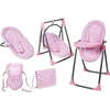 Lissi Baby Doll 6-in-1 Convertible Highchair Play Set Doll Accessory - Doll Accessories - 1 - thumbnail