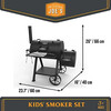 Oklahoma Joe's Kids Pretend Play Smoker w/ Realistic Steam & Accessories. - Play Kitchens - 6