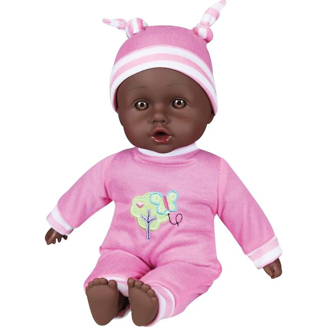 Lissi Deluxe Doll Pram with 13" African American Baby Doll - Includes Baby Doll, Doll Pram, Diaper Bag & Accessories - Dolls - 3