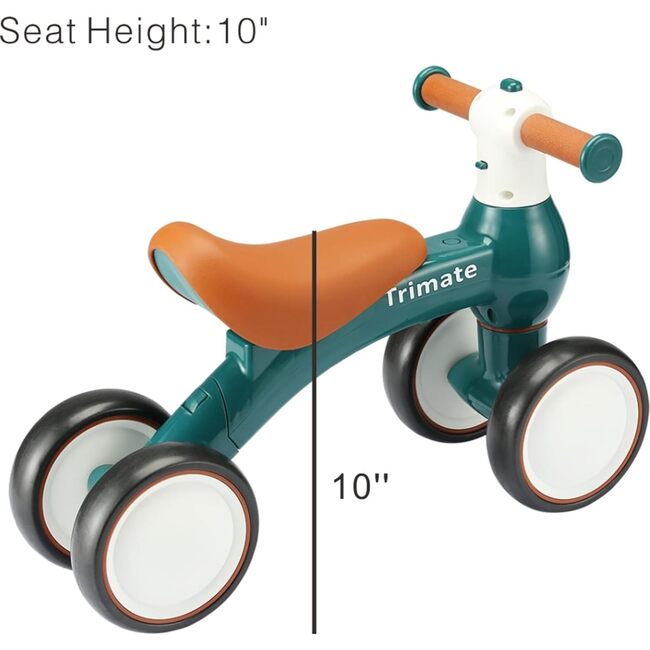 Trimate Baby Walker Balance Bike, Green (12-24 Months) - Bikes - 5