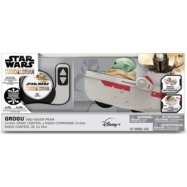 Star Wars - The Mandalorian 9" Radio Controlled Grogu & Hover Pram - Remote Control - 5