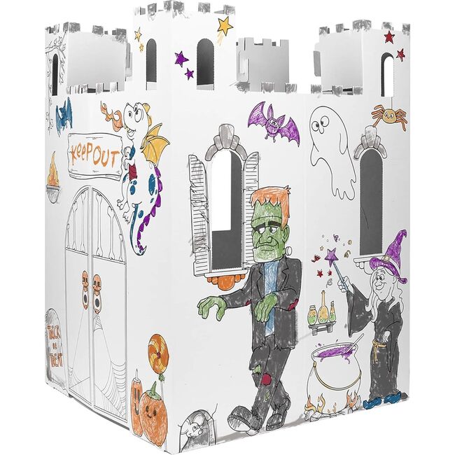 Cardboard Coloring Playhouse Haunted Castle - Playhouses - 3