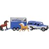 Breyer Horses - Breyer Farms 1:32 Scale Land Rover and Tag-a-Long Trailer Playset w/ 2 Stablemates Horses - Playsets - 1 - thumbnail