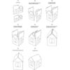 Cardboard Coloring Playhouse Gingerbread House - Kids Art & Craft - Playhouses - 4