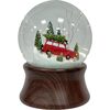 Ashfield & Harkness Red Truck Special Delivery Decorative Wind Up Snow Globe - Snowglobes - 1 - thumbnail