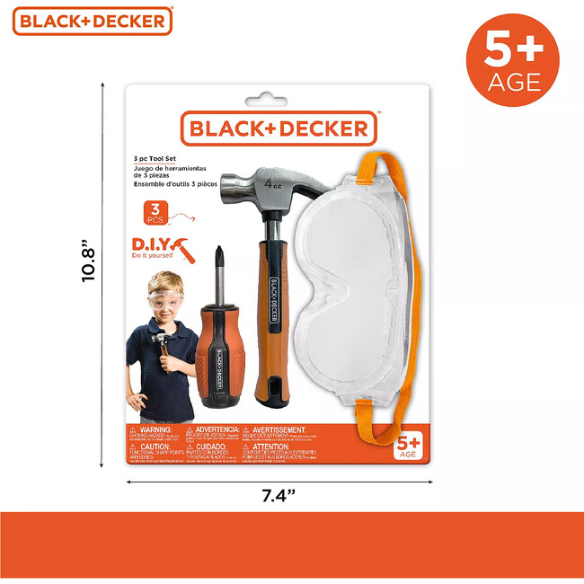 Black and Decker Pretend Play Toolset - Role Play Toys - 5