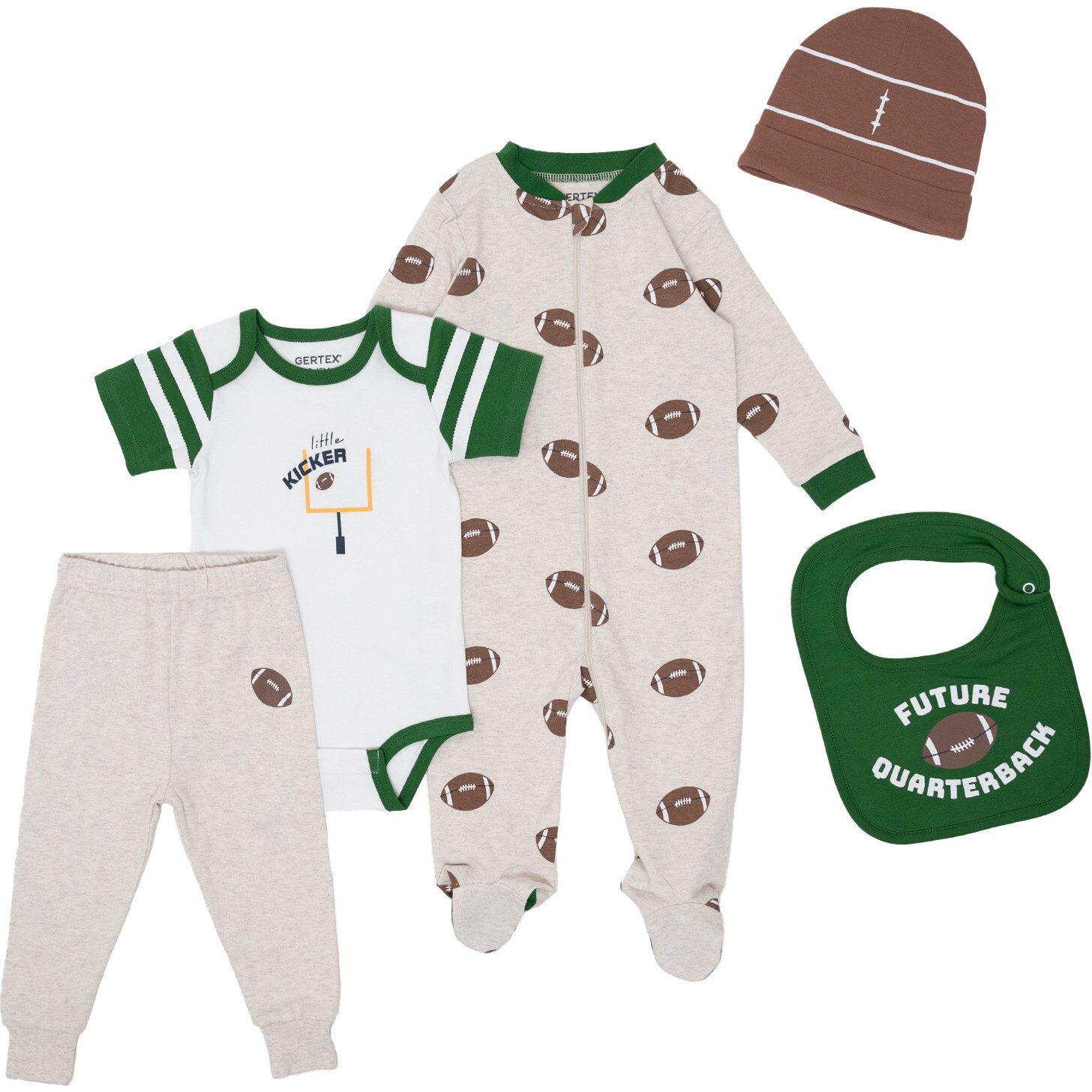 Baby 5-Piece Sport Set, Football - Mixed Apparel Set - 1