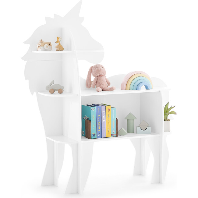 Unicorn Bookcase, White