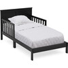 Collins Wood Tall Headboard Toddler Bed, Grey - Beds - 1 - thumbnail