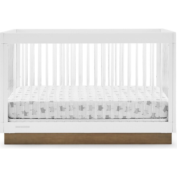 James Acrylic 4In1 Convertible Crib, White Delta Children Cribs