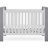 Miles 4-In-1 Convertible Crib, Grey & White - Cribs - 1 - thumbnail