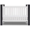 Miles 4-In-1 Convertible Crib, Dark Grey & White - Cribs - 1 - thumbnail