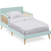Logan Wood Toddler Bed With 2-Guard Rails, Green - Beds - 1 - thumbnail