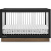 James Acrylic 4-In-1 Convertible Crib, Grey - Cribs - 1 - thumbnail