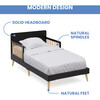 Logan Wood Toddler Bed With 2-Guard Rails, Grey - Beds - 2