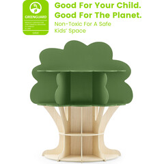 Tree Bookcase, Fern Green & Crafted Natural - Delta Children Tree Bookcase, Fern Green & Crafted Natural - Delta Children