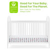 Madeline 4-In-1 Convertible Crib Woven Cane Mesh Panels With Conversion Rails, Bianca White & Textured Almond - Cribs - 3
