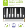Hendrix 4-In-1 Convertible Crib, Grey - Cribs - 3