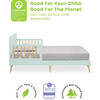 Logan Wood Toddler Bed With 2-Guard Rails, Green - Beds - 3