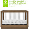 James Acrylic 4-In-1 Convertible Crib, Brown - Cribs - 3