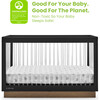 James Acrylic 4-In-1 Convertible Crib, Grey - Cribs - 3