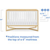 Tribeca 4-In-1 Baby Convertible Crib, Natural - Cribs - 4