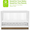 James Acrylic 4-In-1 Convertible Crib, White - Cribs - 3
