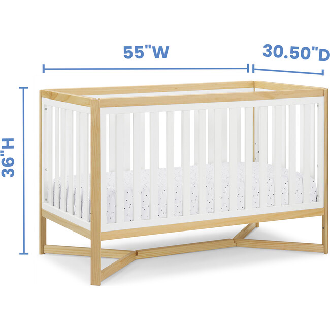 Tribeca 4-In-1 Baby Convertible Crib, Natural - Cribs - 5