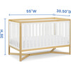 Tribeca 4-In-1 Baby Convertible Crib, Natural - Cribs - 5