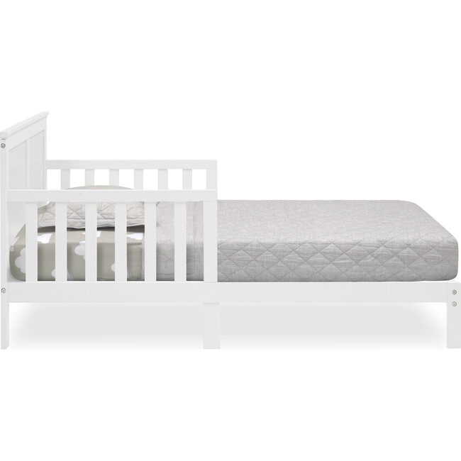 Collins Wood Tall Headboard Toddler Bed, White - Beds - 2