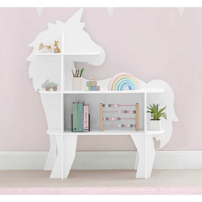 Unicorn Bookcase, White - Bookcases - 6