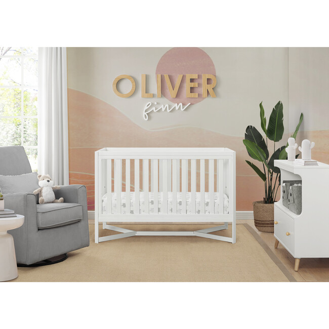 Tribeca 4-In-1 Baby Convertible Crib, White - Cribs - 6