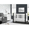 Miles 4-In-1 Convertible Crib, Dark Grey & White - Cribs - 6