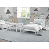 Collins Wood Tall Headboard Toddler Bed, White - Beds - 4