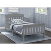 Canton Wood Toddler Bed With Guardrails, Grey - Beds - 4