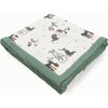 Cotton Muslin Quilted Throw, Snow Day - Swaddles - 3